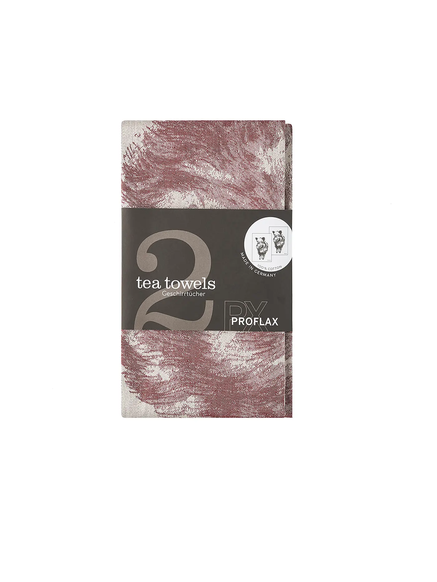 PROFLAX | Geschirrtuch 2er Set 50x70cm Gans Plum | beere